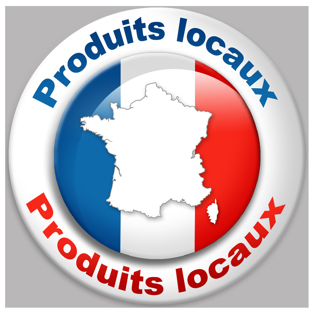 Produits locaux - 15x15cm - Sticker/autocollant