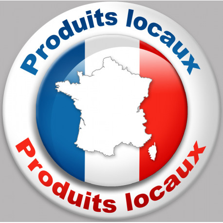 Produits locaux - 15x15cm - Sticker/autocollant