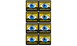 voisinage surveillance - 8fois 5cm - Sticker/autocollant