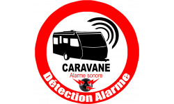 Alarme pour Caravane (10x10cm)  - Sticker/autocollant