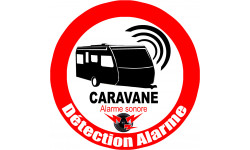 Alarme pour Caravane (5x5cm)  - Sticker/autocollant