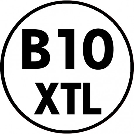 B10 - XTL - 5x5cm - Sticker/autocollant