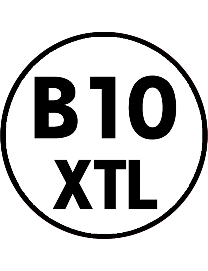 B10 - XTL - 10x10cm - Sticker/autocollant