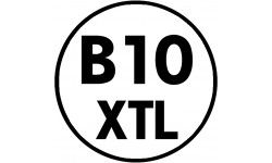 B10 - XTL - 15x15cm - Sticker/autocollant