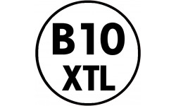 B10 - XTL - 20x20cm - Sticker/autocollant