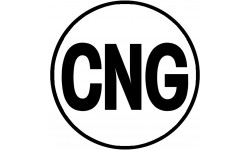 CNG - 10x10cm - Sticker/autocollant