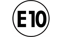 E10 - 5x5cm - Sticker/autocollant