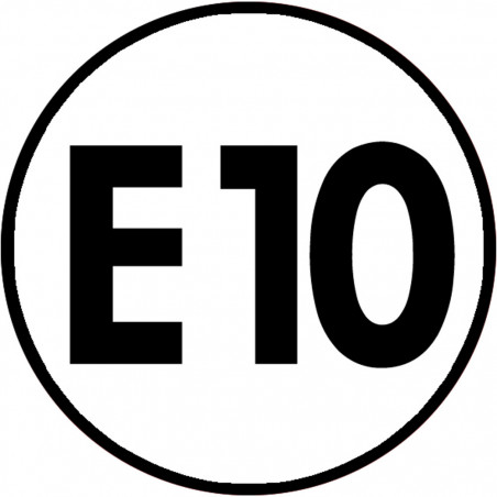 E10 - 15x15cm - Sticker/autocollant E10 - 15x15cm - Sticker/autocollant