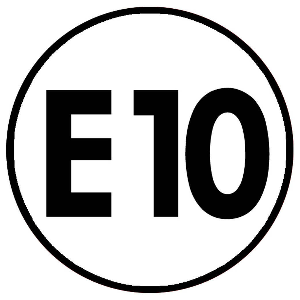 E10 - 20x20cm - Sticker/autocollant