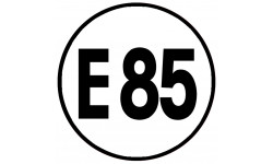 E85 - 5x5cm - Sticker/autocollant