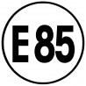 Sticker / autocollant : E85 - 10x10cm