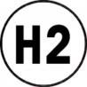 Sticker / autocollant : H2 - 10x10cm
