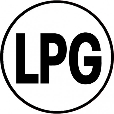 LPG - 5x5cm - Sticker/autocollant