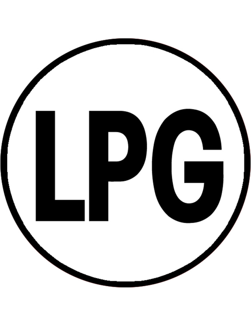 LPG - 5x5cm - Sticker/autocollant