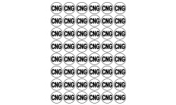 Série CNG - 48 stickers de 2.8cm - Sticker/autocollant