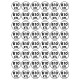 Série B10 - XTL - 48 stickers de 2.8cm - Sticker/autocollant