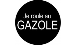 autocollant / sticker "GAZOLE"