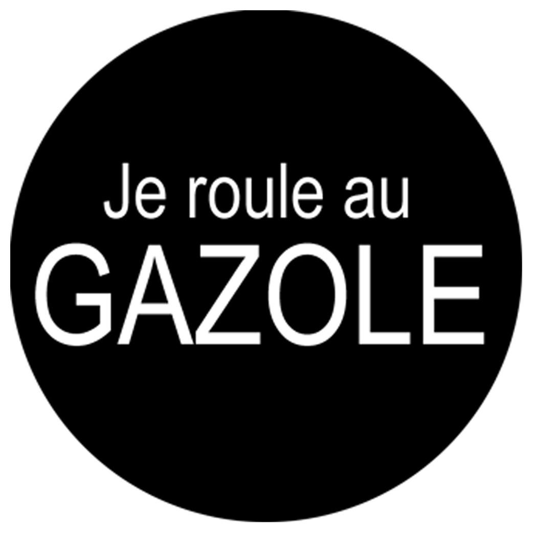 Sticker / autocollant GAZOLE : 20cm