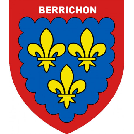 Blason Berrichon - 10x8.5cm - Sticker/autocollant
