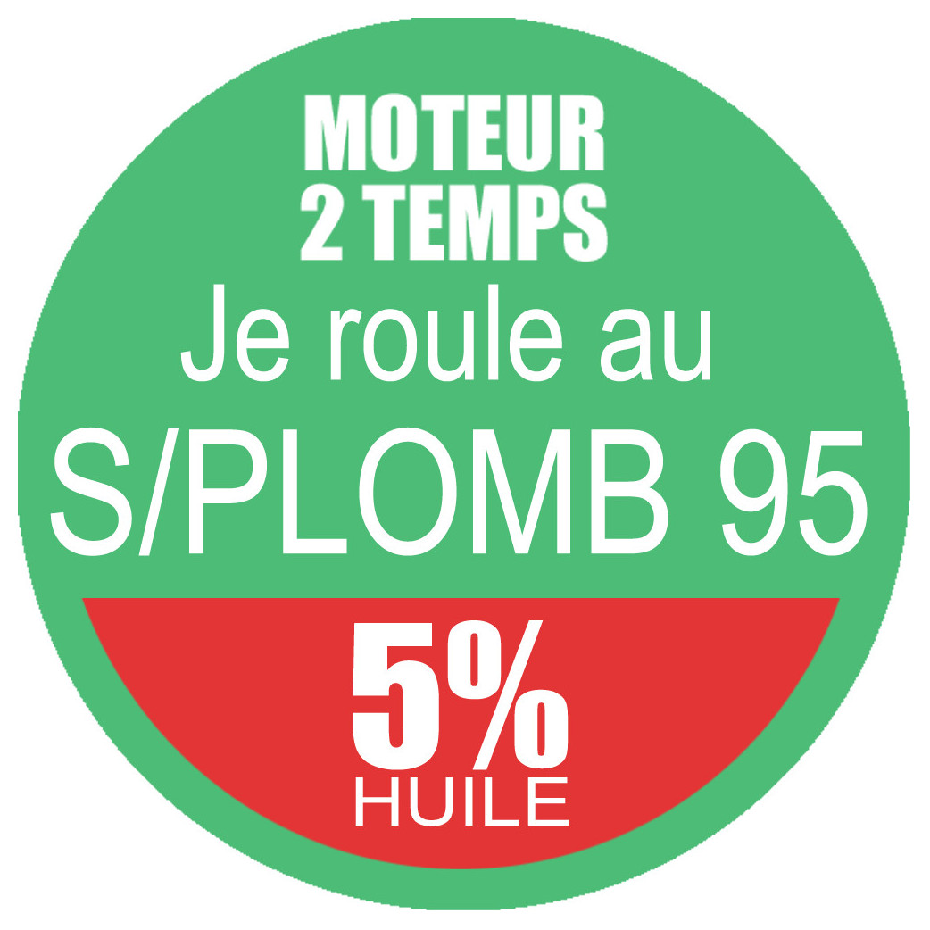 SANS PLOMB 95 - mélange 5 de 20cm - Sticker/autocollant