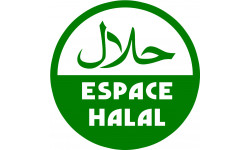 Espace Halal - 5x5cm - Sticker/autocollant