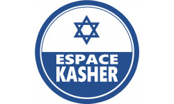 Espace Kasher - 5x5cm - Sticker/autocollant