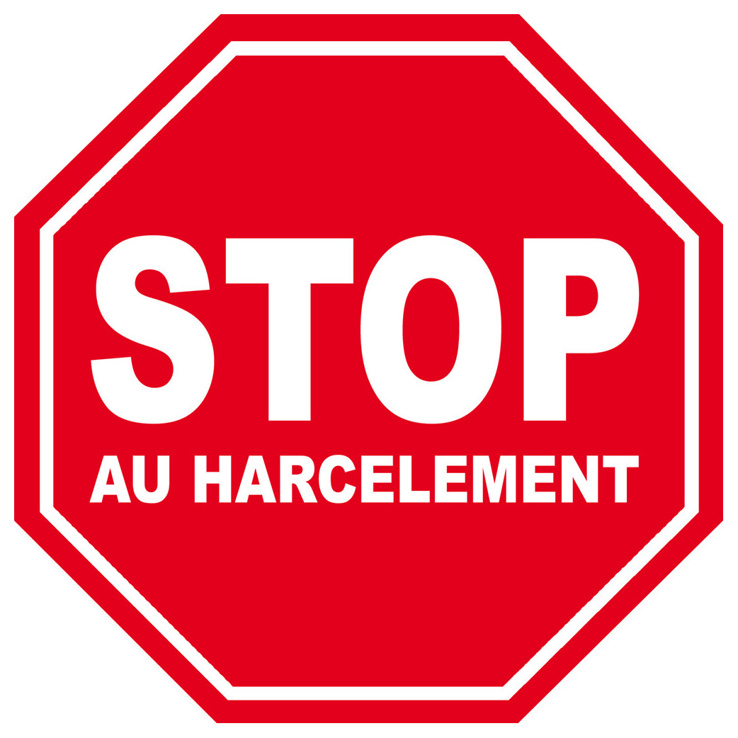 harcèlement STOP - 5x5cm - Sticker/autocollant