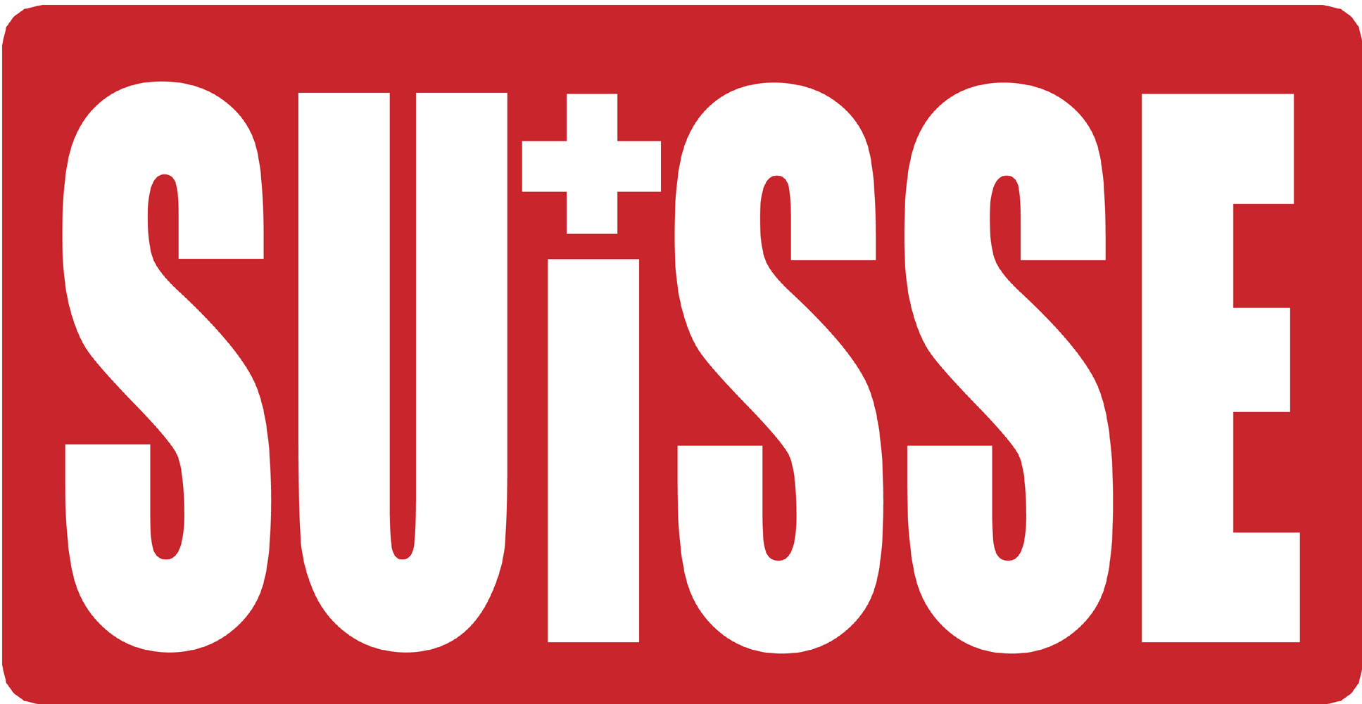  croix Suisse - 5x2.5cm - Sticker/autocollant