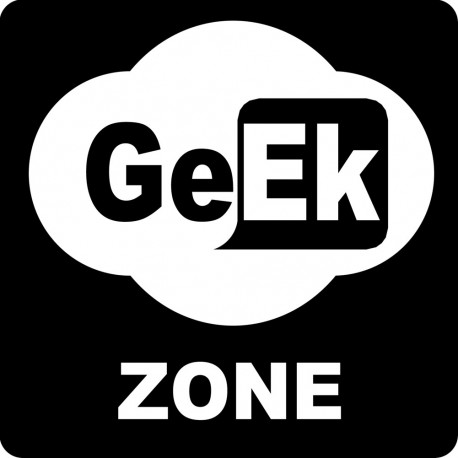 zone geek wifi - 15x15cm - Sticker/autocollant