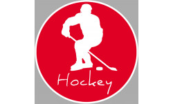 hockey - 10cm - Sticker/autocollant