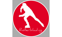 rollerblading - 5cm - Sticker/autocollant