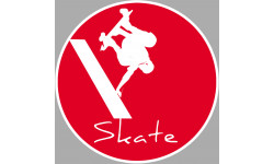 skatepark - 20cm - Sticker/autocollant