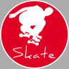 Skate - 5cm - Sticker/autocollant