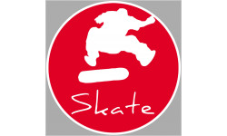 skate acrobatique - 5cm - Sticker/autocollant