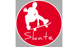 skate style - 10cm - Sticker/autocollant
