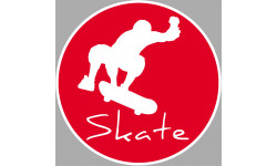 tricks skate - 20cm - Sticker/autocollant