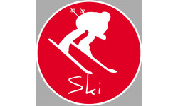 ski - 5cm - Sticker/autocollant