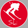 ski - 15cm - Sticker/autocollant