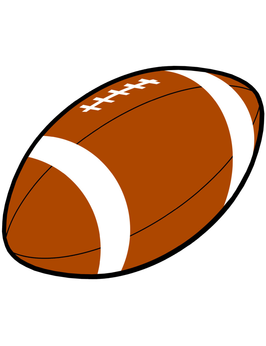 Autocollant Ballon De Rugby - 4 Cm, Résistant Aux Intempéries Et Lavages Haute Pression, Fabriqué En France