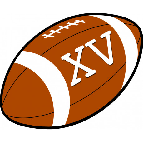 rugby à XV - 15x2.2cm - Sticker/autocollant