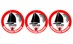 Alarme pour voilier - 3x5cm - Sticker/autocollant