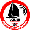 Alarme pour voilier - 20cm - Sticker/autocollant