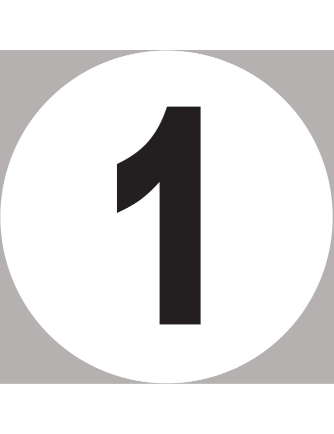 Autocollant Numéro 10 - Format 15x15cm - Stickers Express Neuf Fabriqué En France
