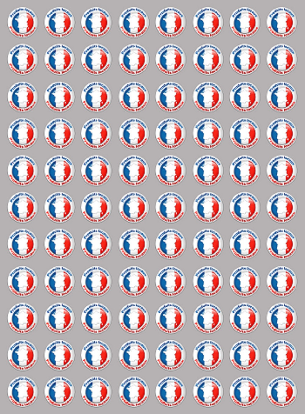 Produits Locaux (88 fois 2cm) - Sticker/autocollant