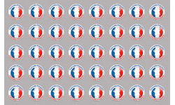 Fabrication Française (40 fois 2cm) - Sticker/autocollant