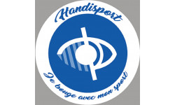handisport malvoyant - 15cm - Sticker/autocollant