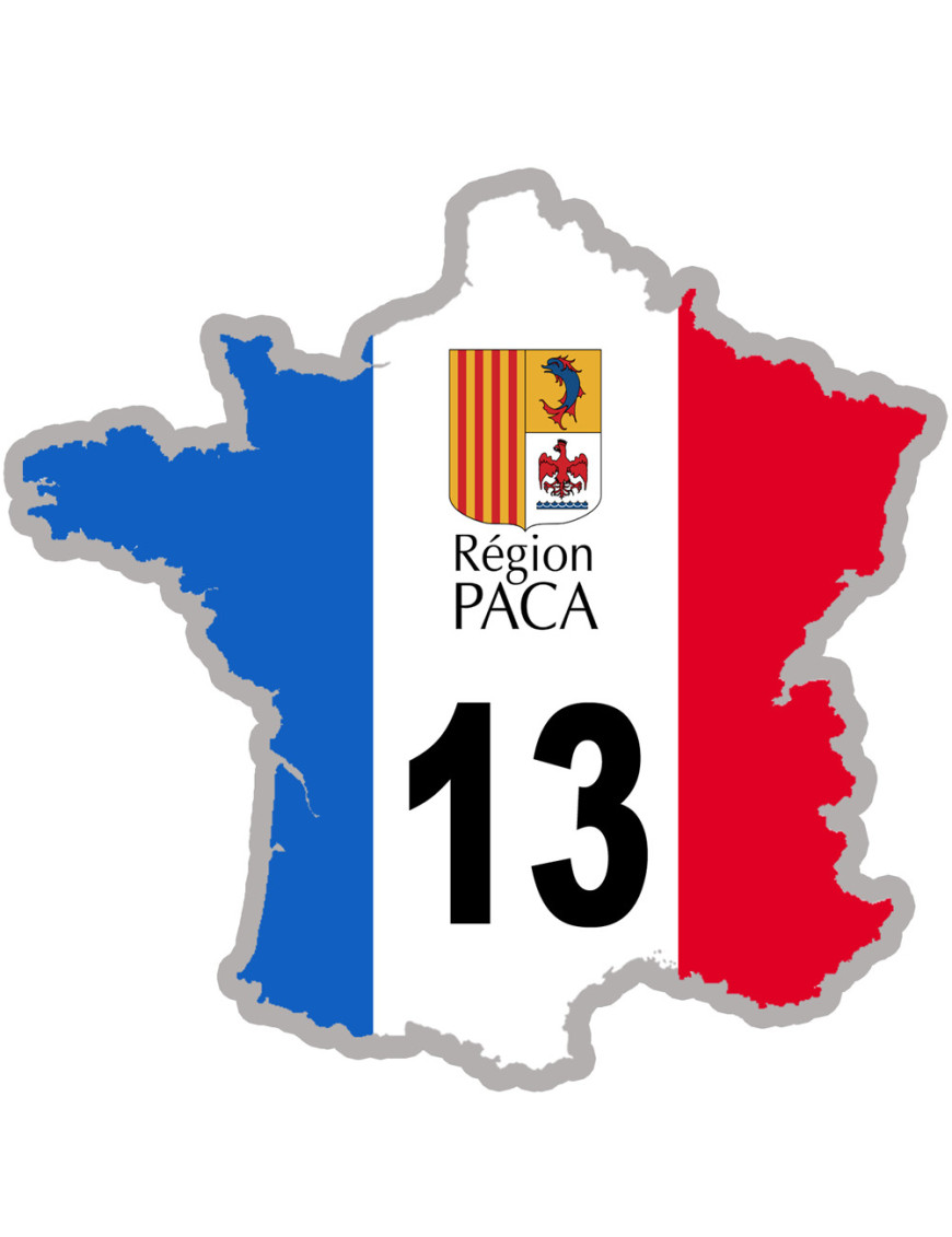 Autocollant 01 Département De L'Ain - Autosignalétique