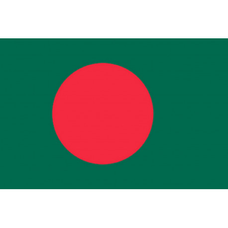 Drapeau Bangladesh (19.5x13 cm) - Sticker/autocollant