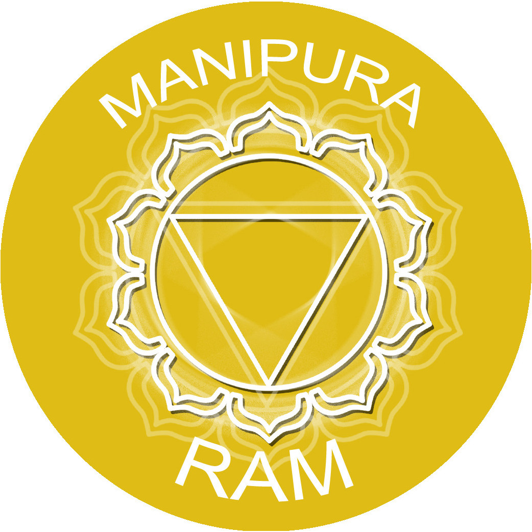 chakra RAM MANIPURA - 15cm - Sticker/autocollant