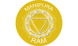 chakra RAM MANIPURA - 20cm - Sticker/autocollant